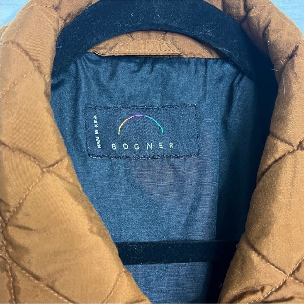 Vintage Bogner Quilted Jacket Burnt Orange - Picture 3 of 14